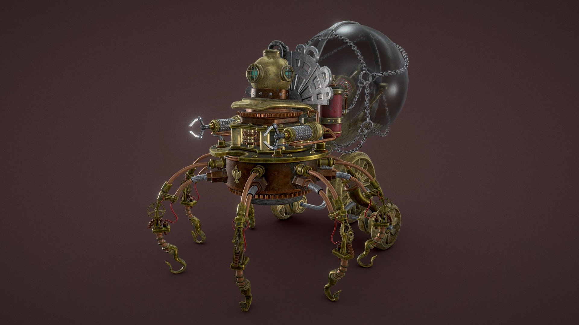 Mechanical Naut 3d model