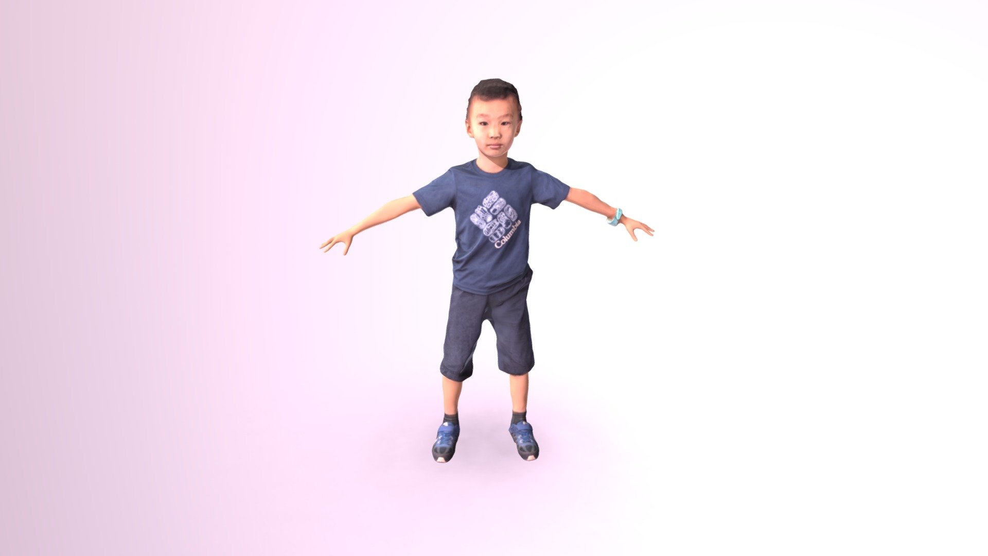 77-T Pose 3d model