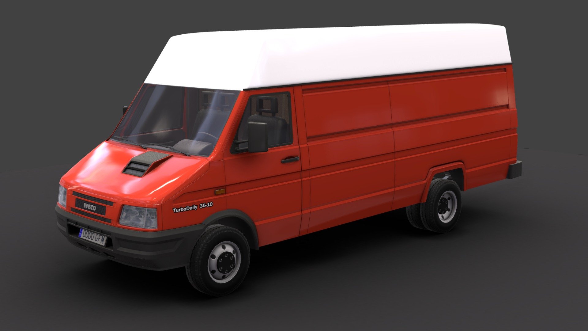 Iveco Daily Van 3d model