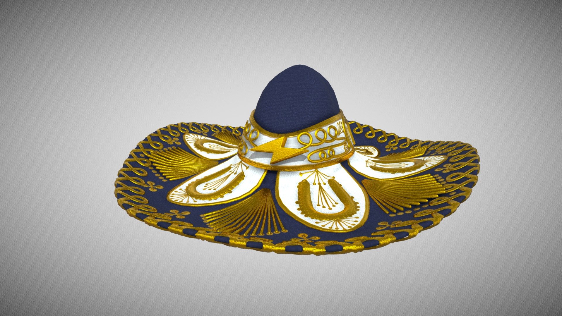 Sombrero hat 3d model