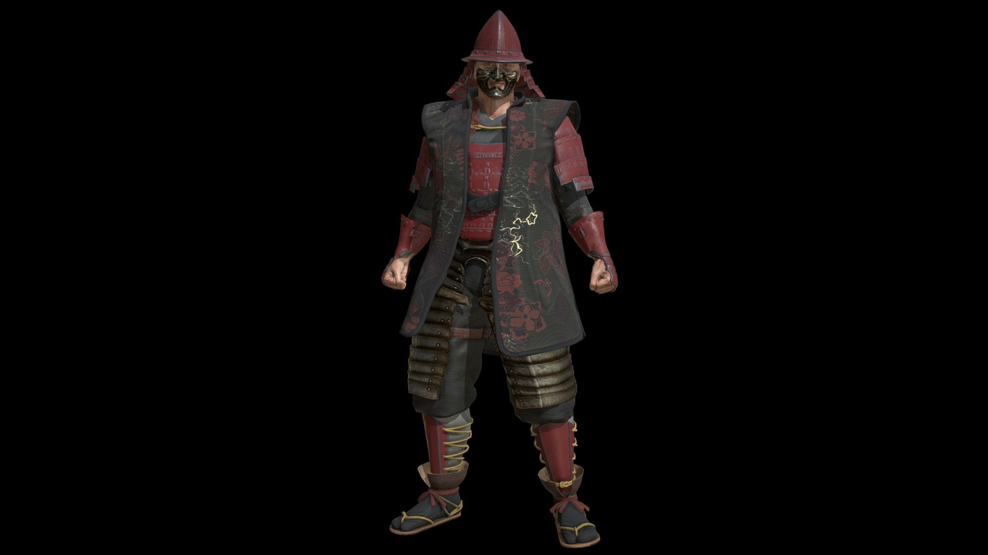 Samurai 3d model