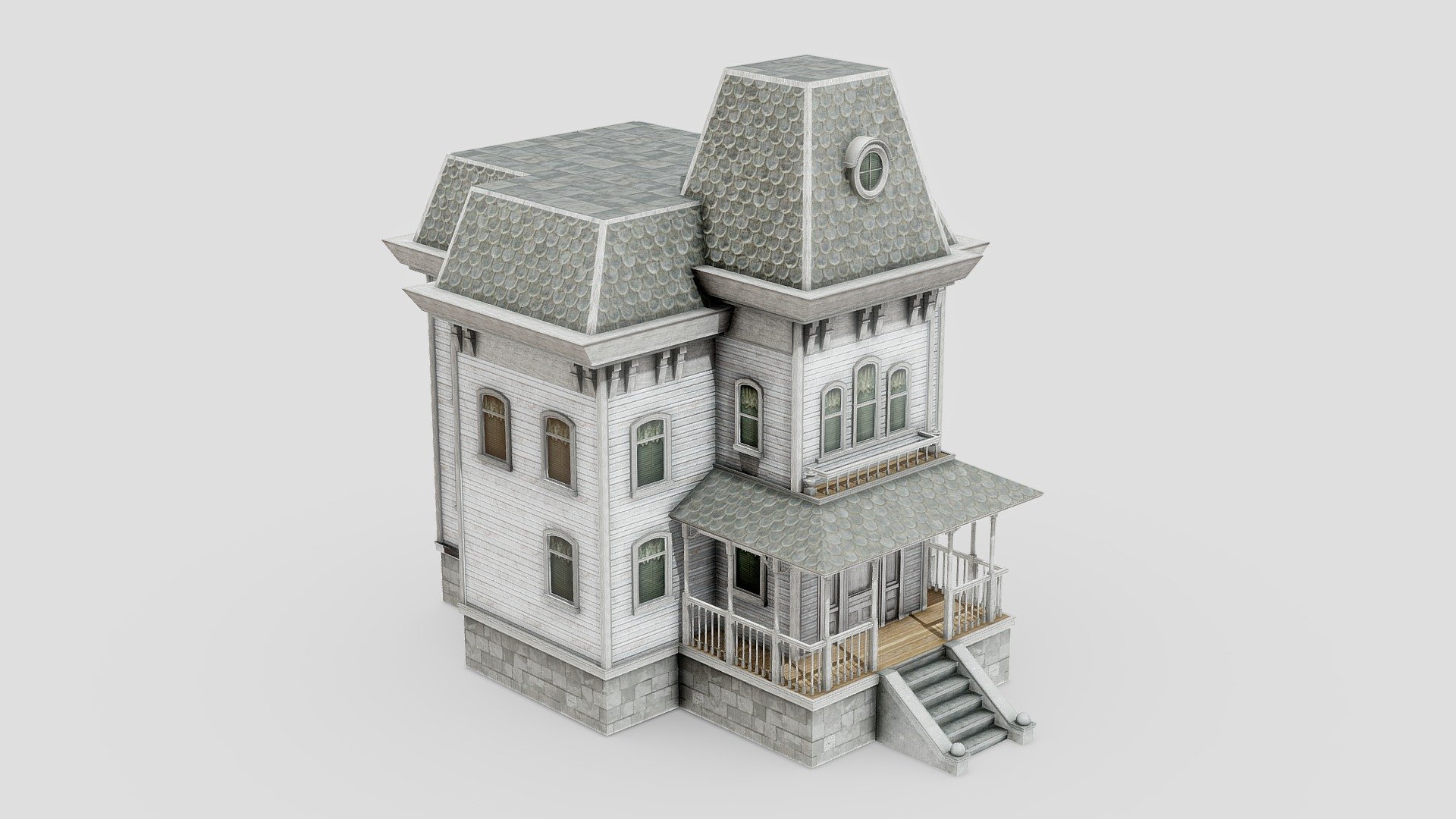 Old Building 3-Freepoly.org 3d model