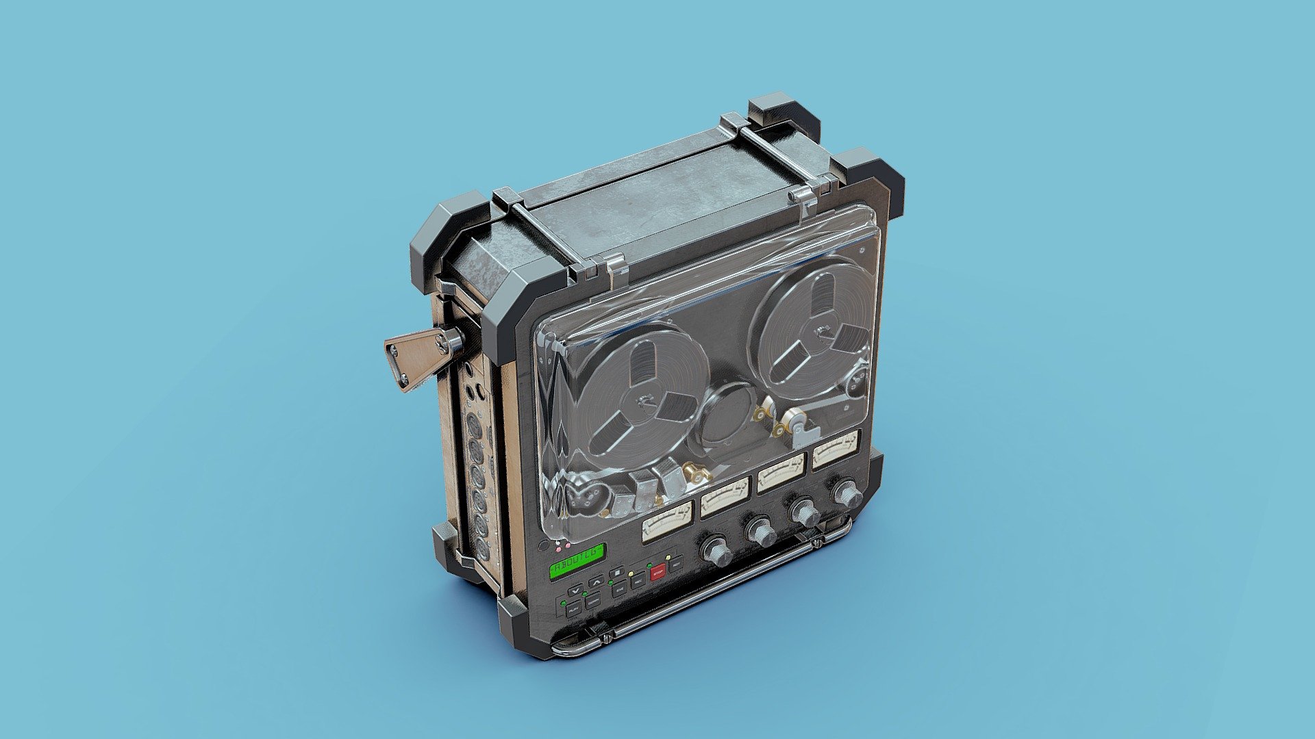 NAGRA D-II TB4 Alpha 3d model