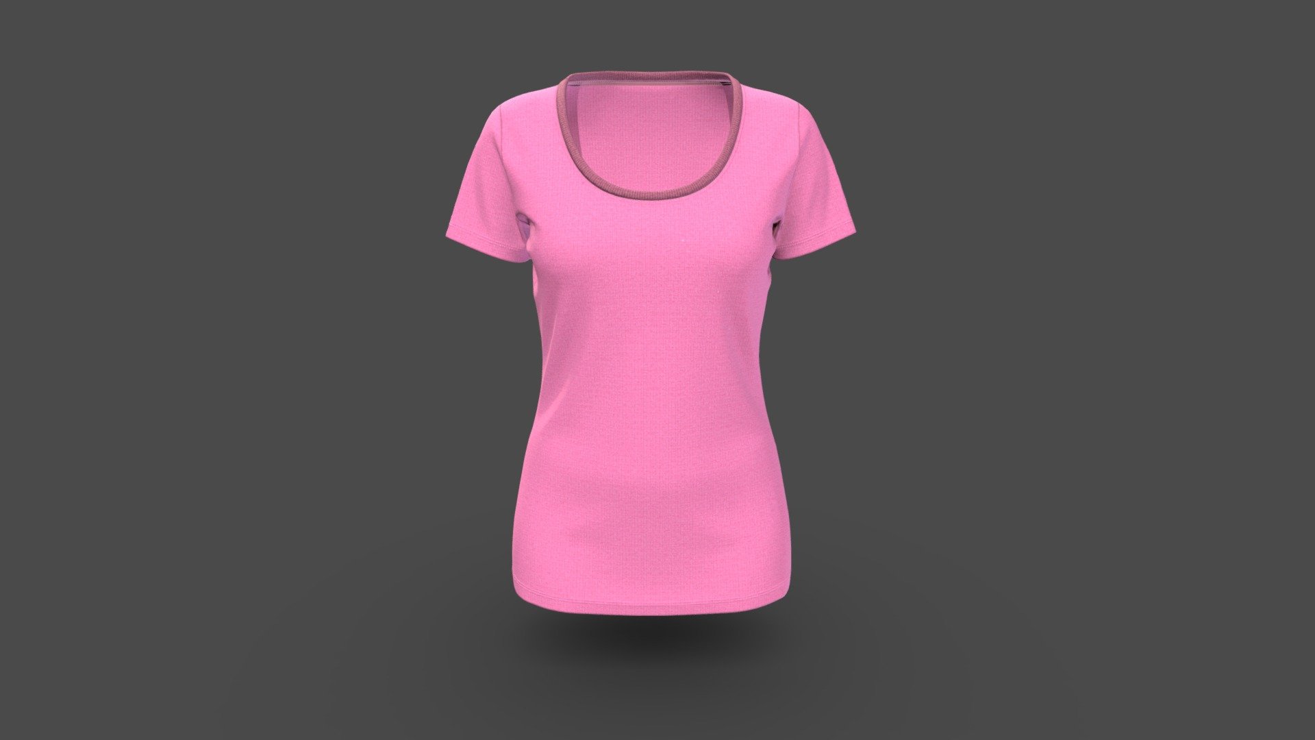 Women Classic Fashion Top 3d model