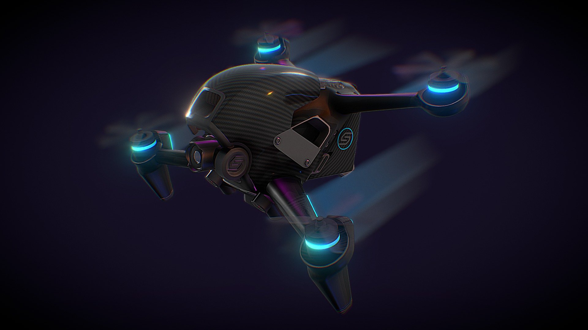 DJI FVP 3d model