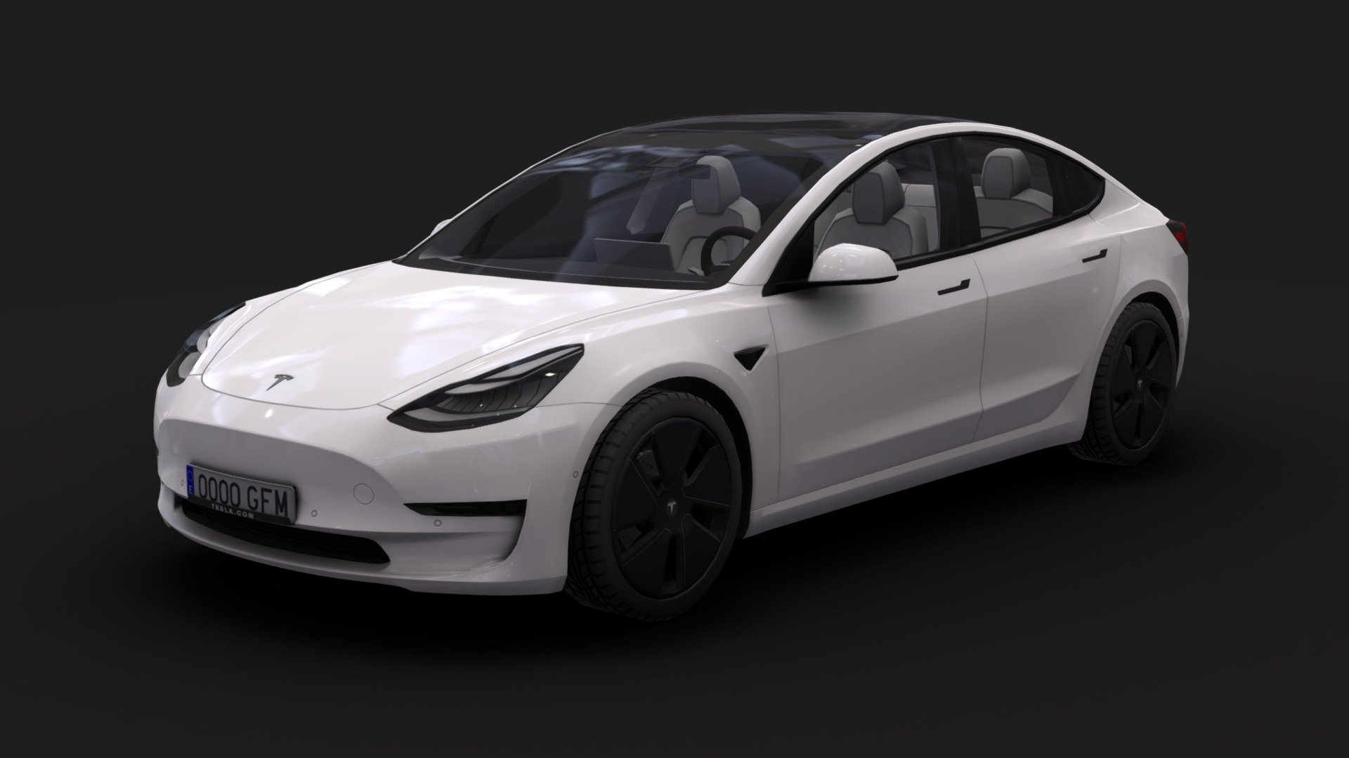 Tesla Model 3 3d model