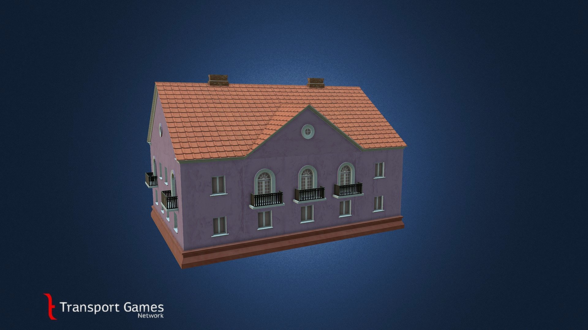 House series 1-204-112 (only building) 3d model