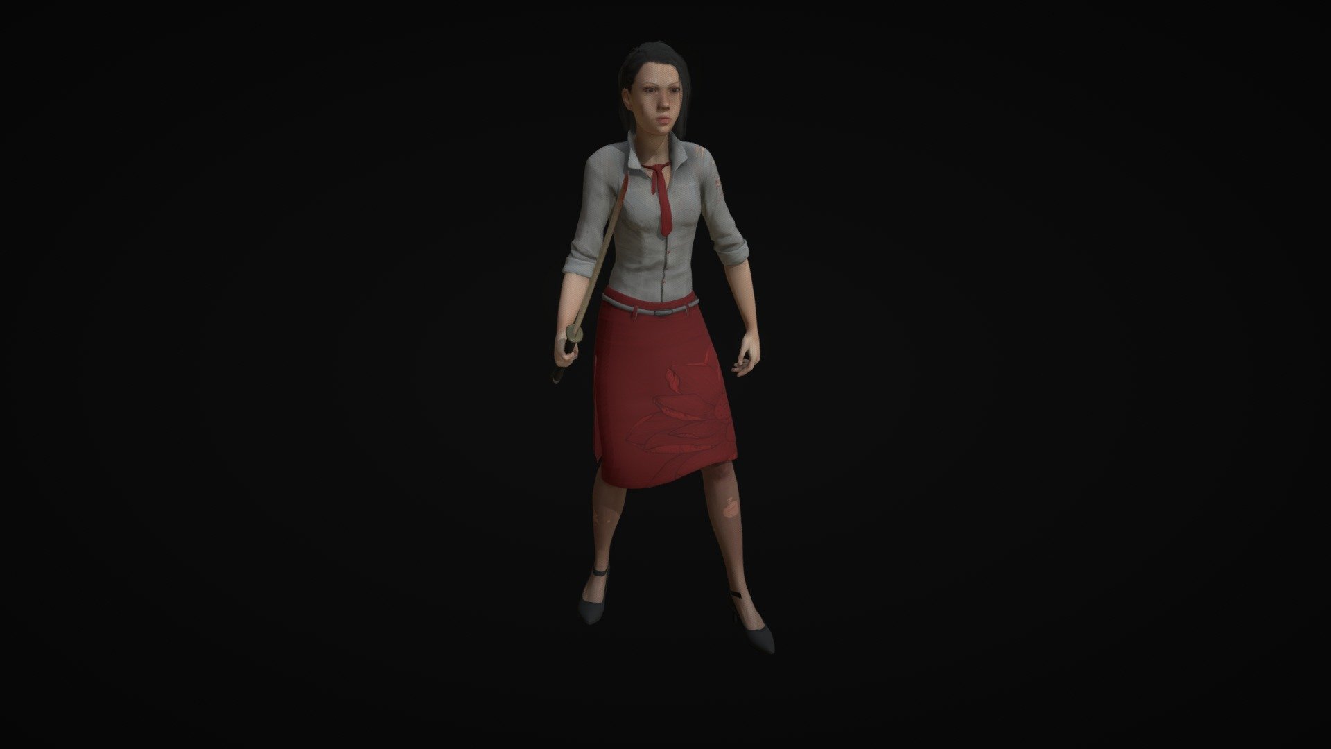 Xian Mei (FanArt Dead Island) 3d model