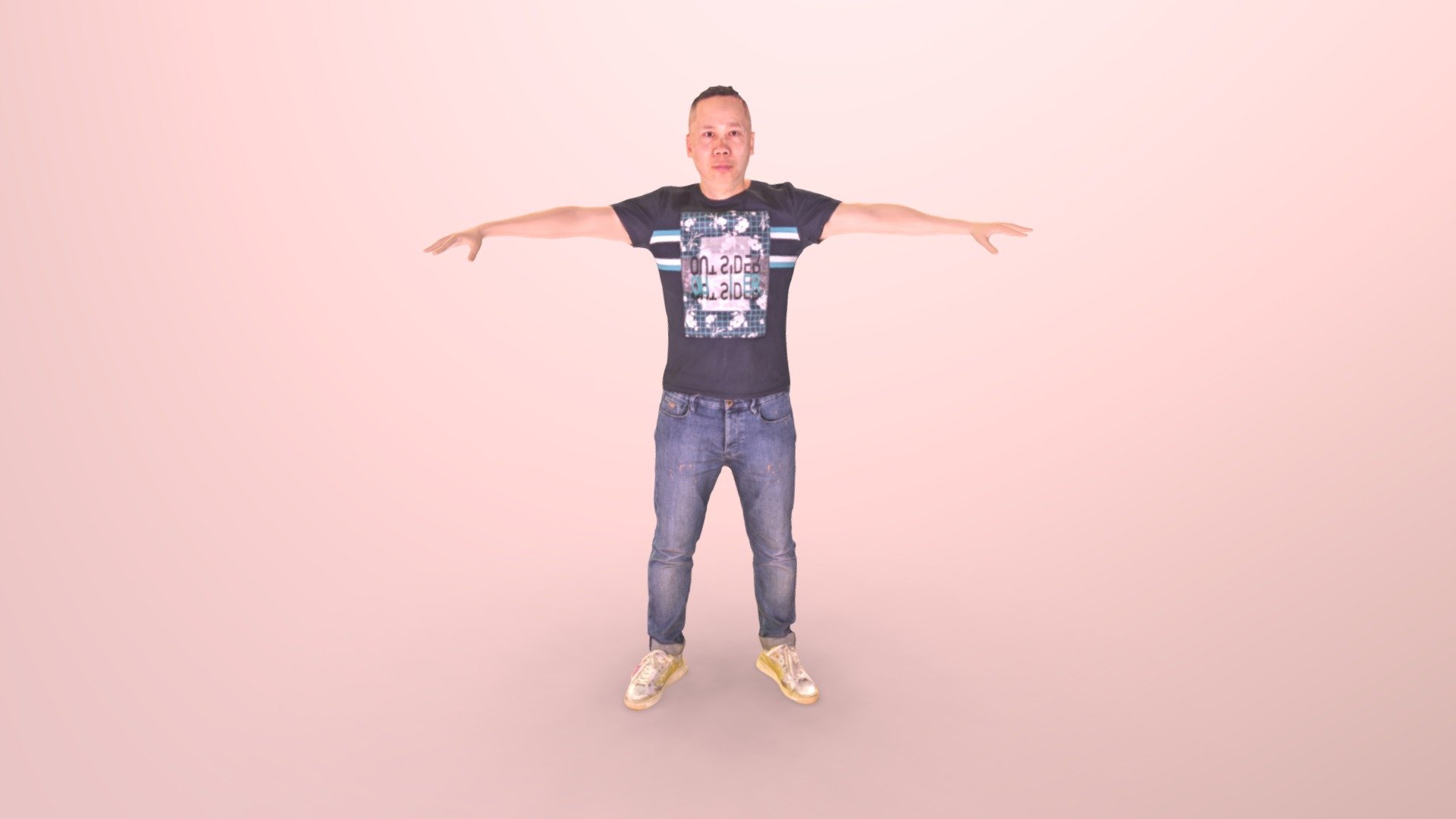 931-T Pose 3d model