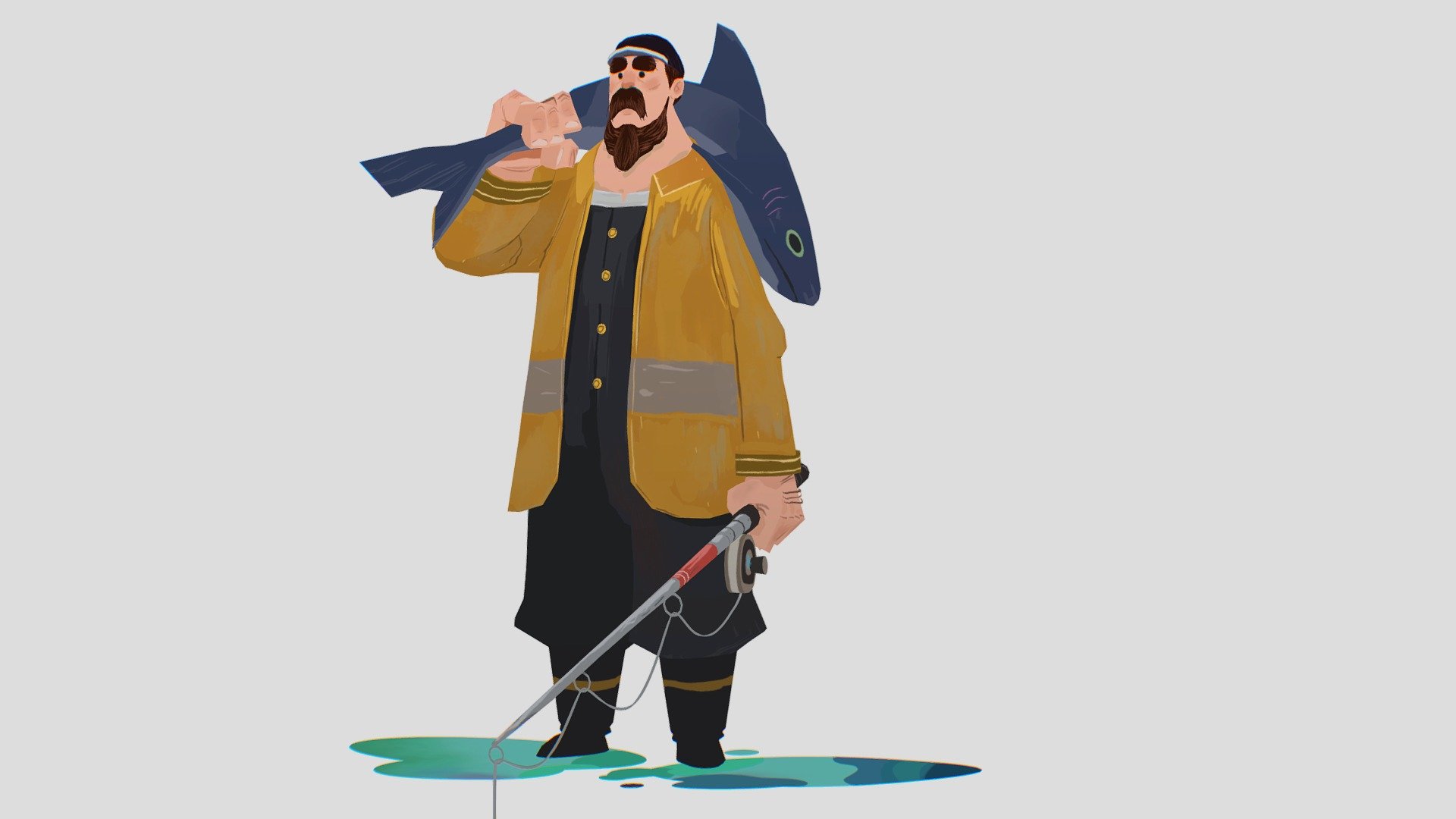 The Fisherman 3d model