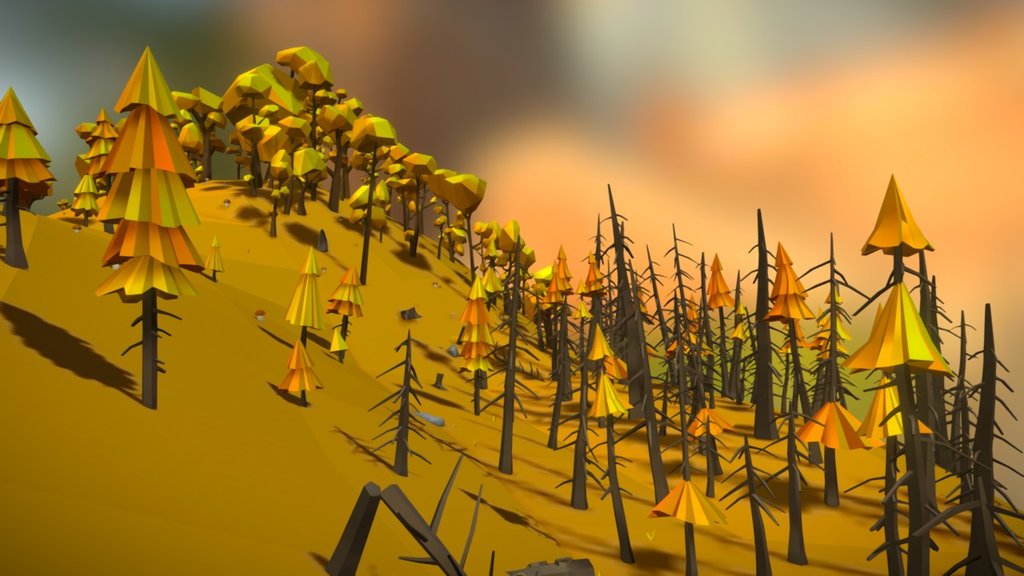 Forest Pack Autumn 3d model