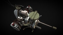 Motorcycle_U72_engine