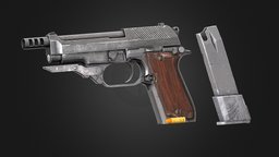 Gun- Pistol-Beretta M93R