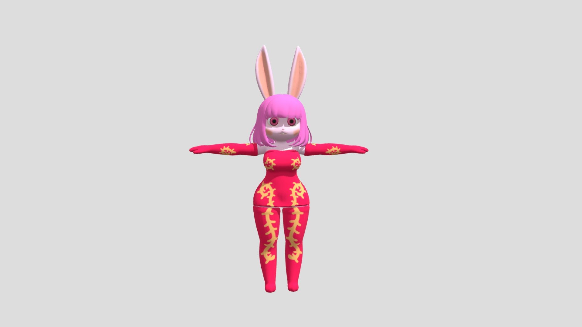 MoChi Low Poly 3d model