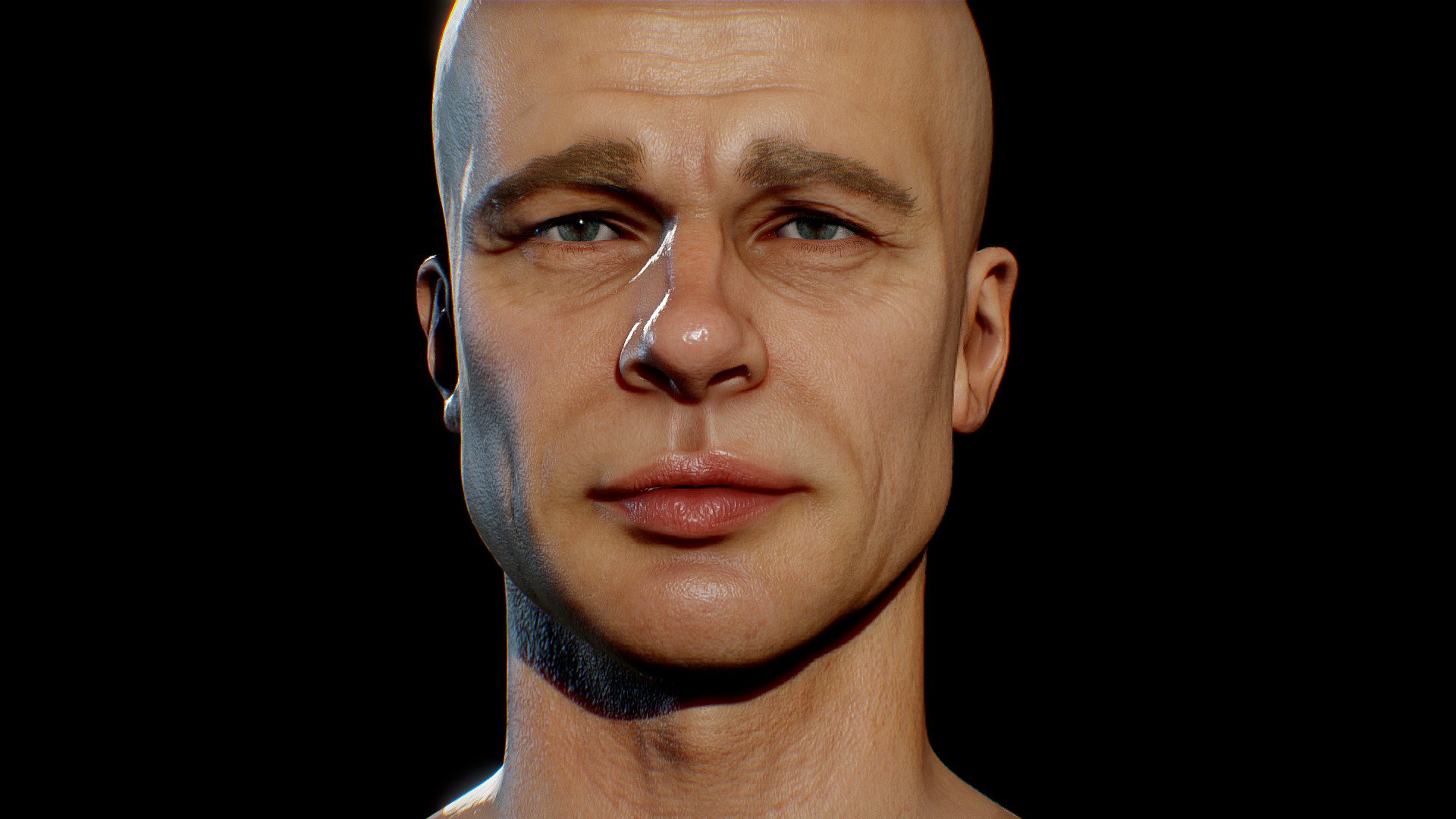 Brad Pitt 3D Model 3d model