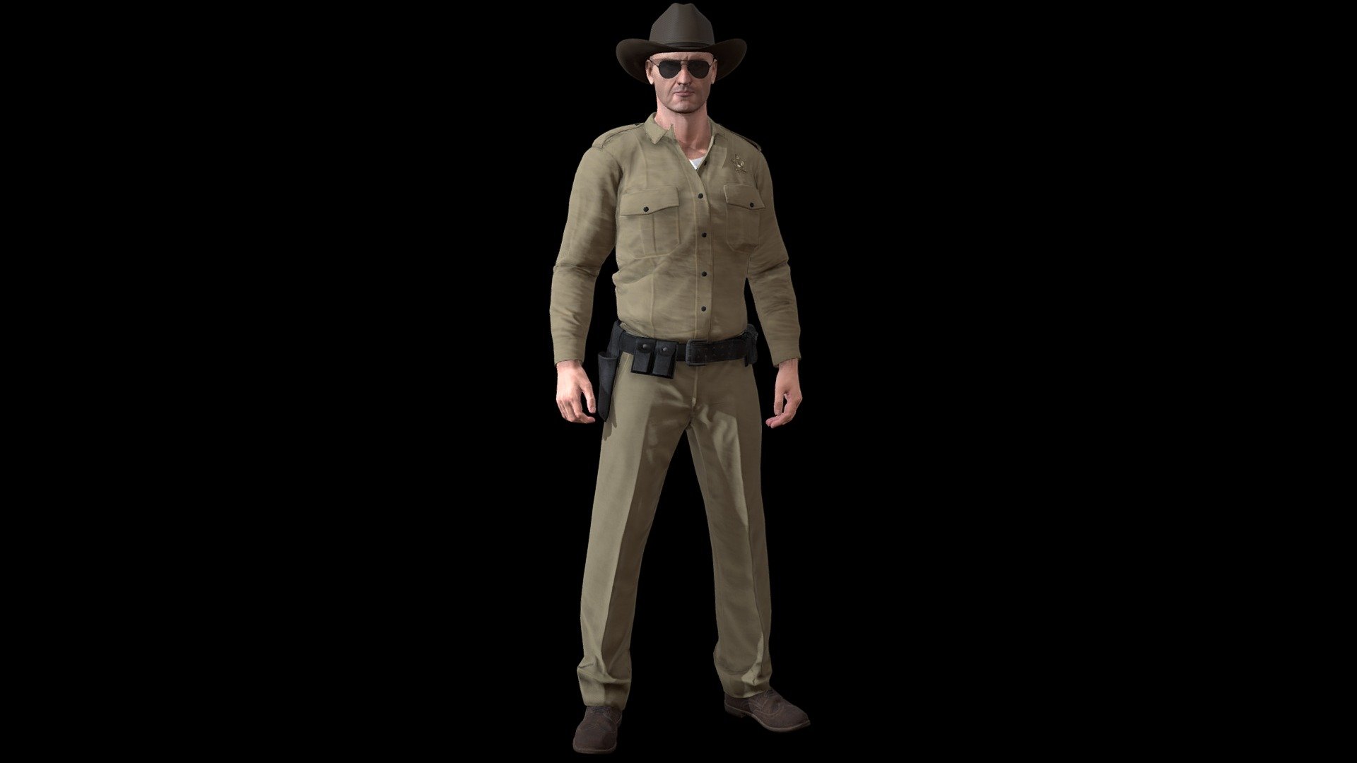 Police Sheriff 3d model