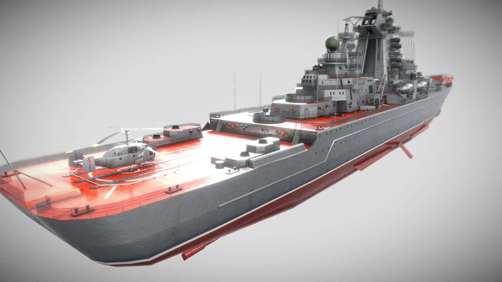 Kirov Class Battlecruiser 3d model