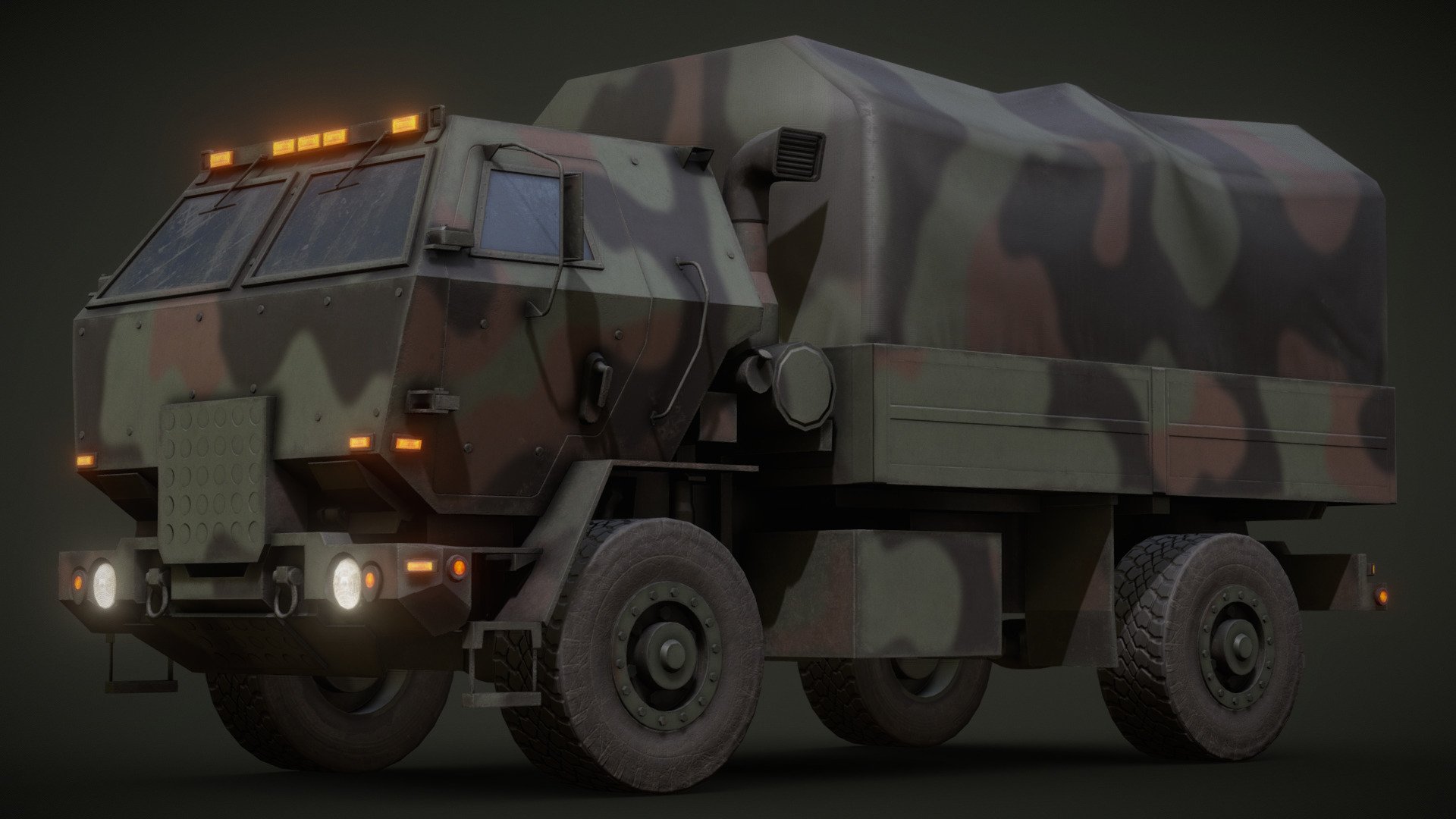 LMTV- Military Truck 3d model