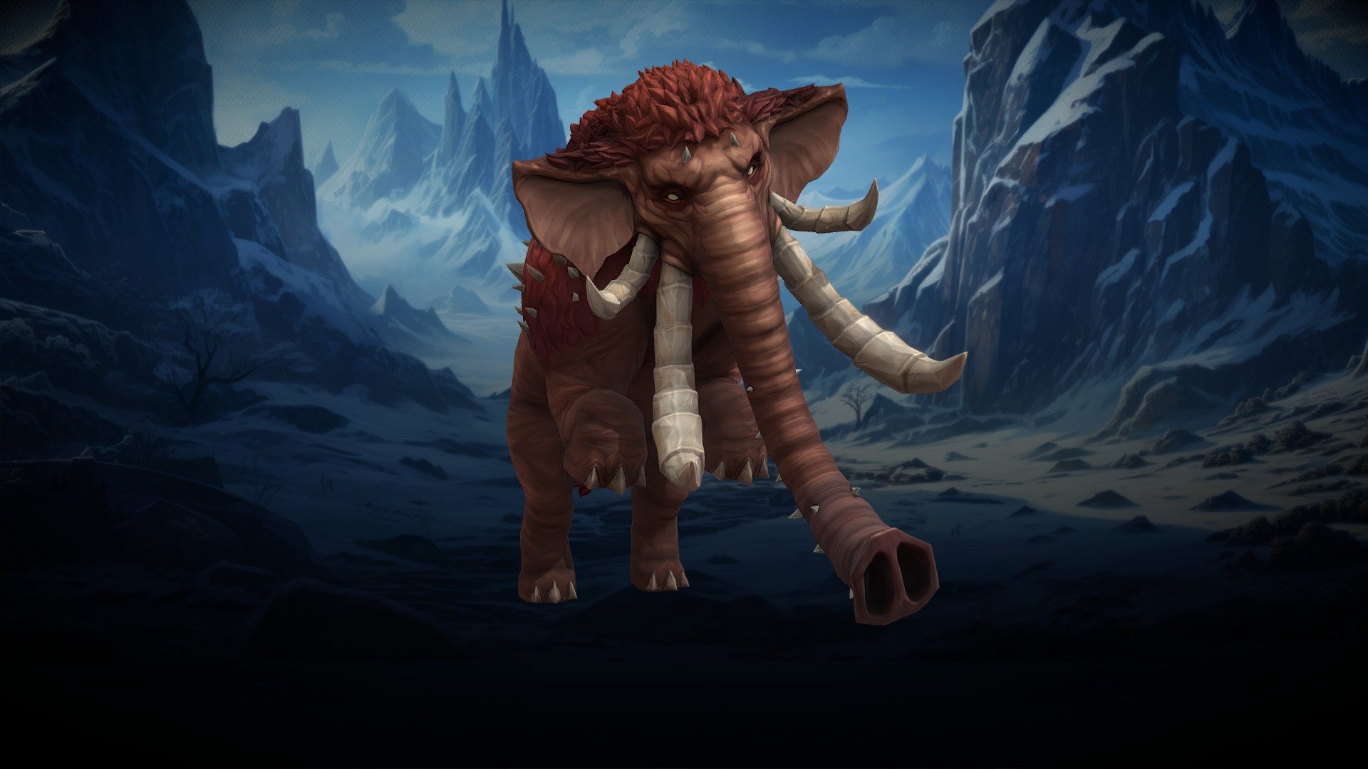 Stylized Fantasy Wild Mammoth 3d model