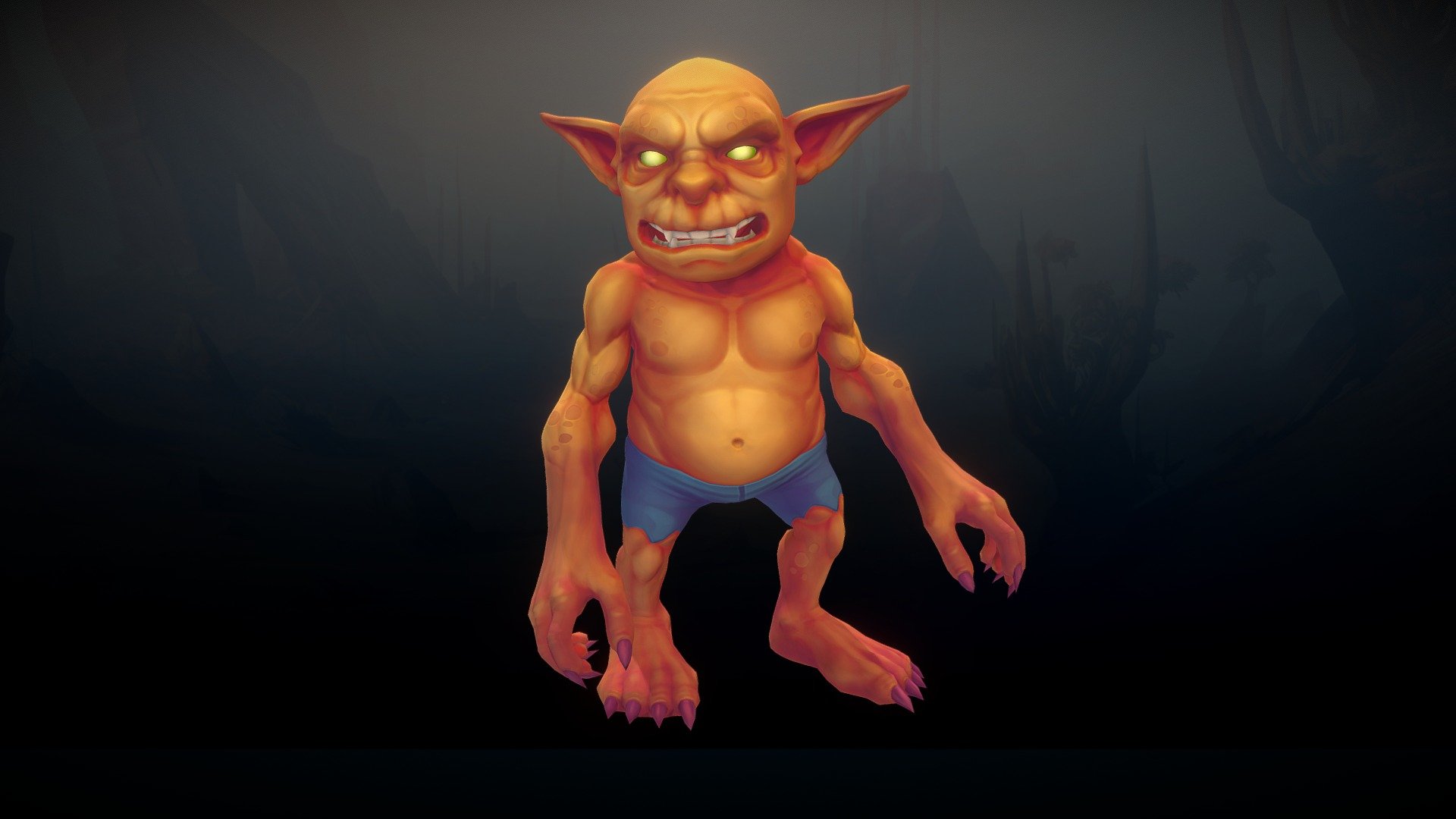 Stylized Fantasy Gremlin 3d model