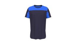 Men Color Block Tee