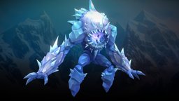 Stylized Crystal Golem