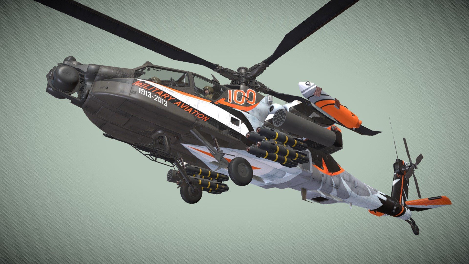 Apache AH-64D Netherlands Airforce Basic 3d model