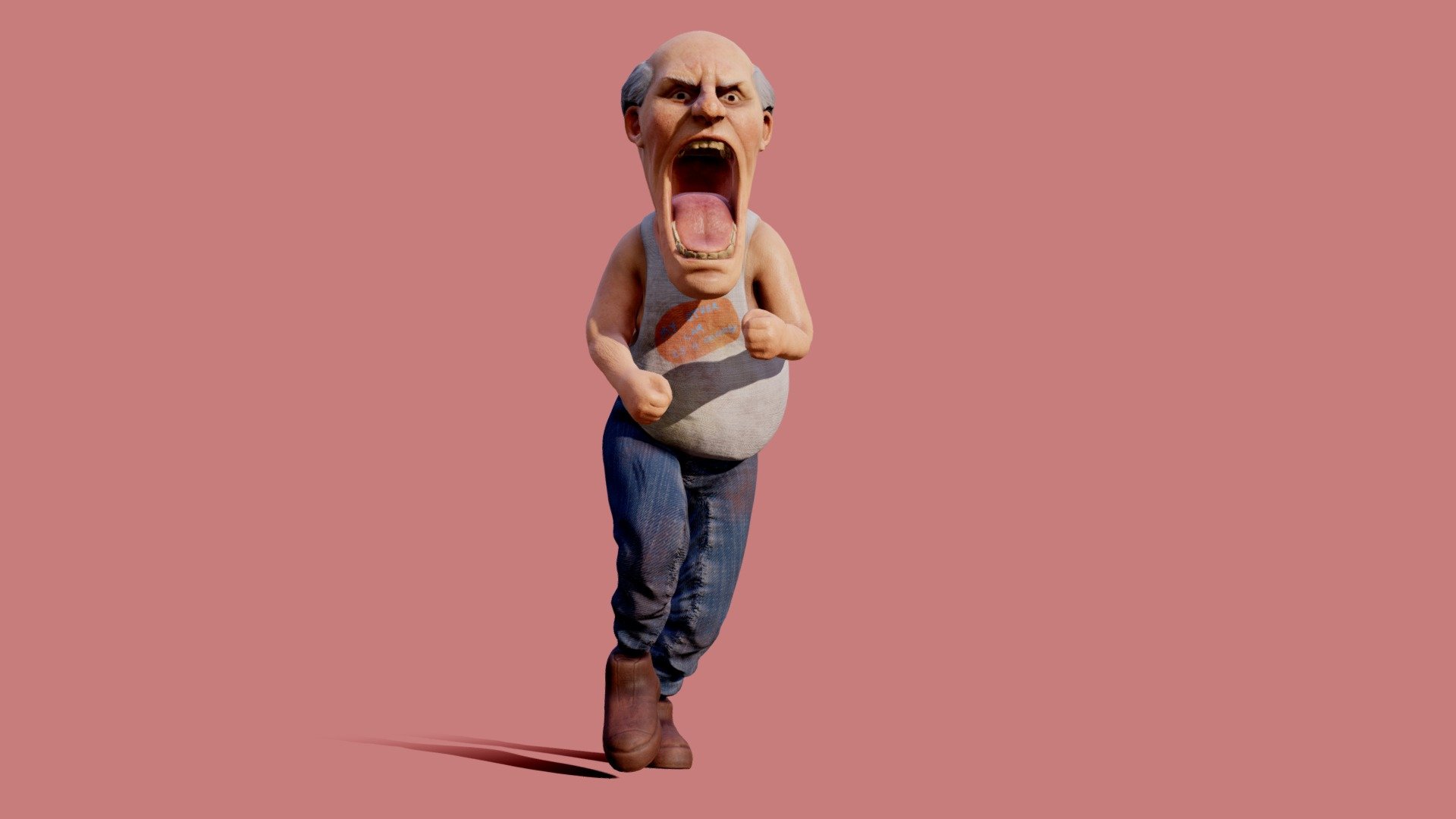 HUNGRY ALAN 3d model