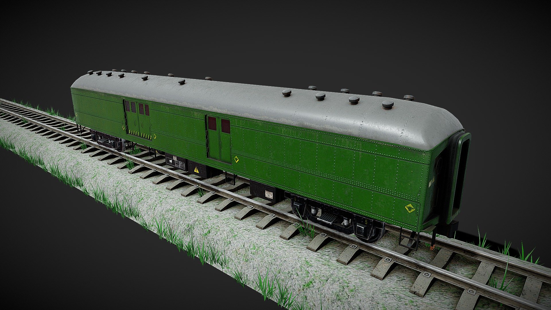 Cargo Wagon 3d model