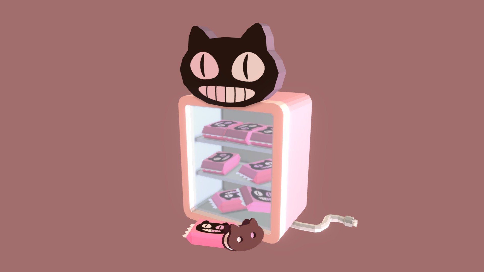 Cookie Cat 3d model