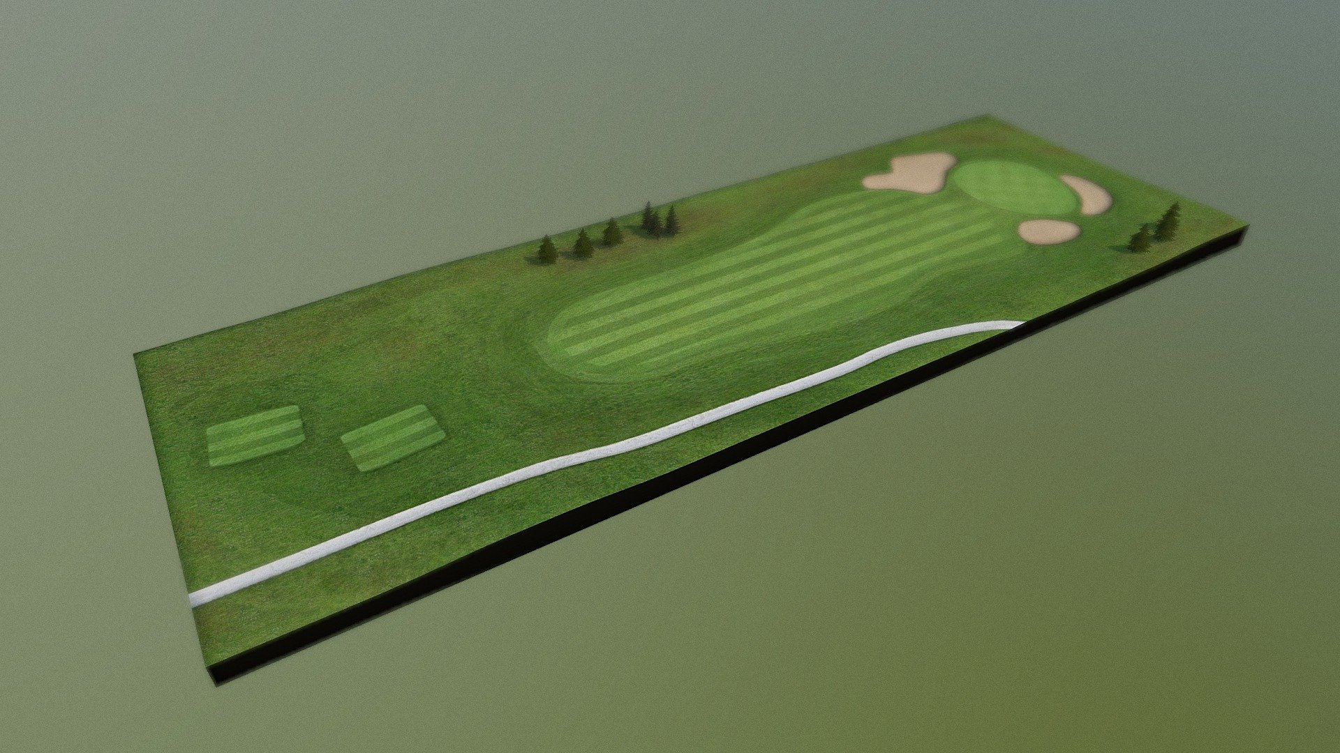 Golf Course 3d model