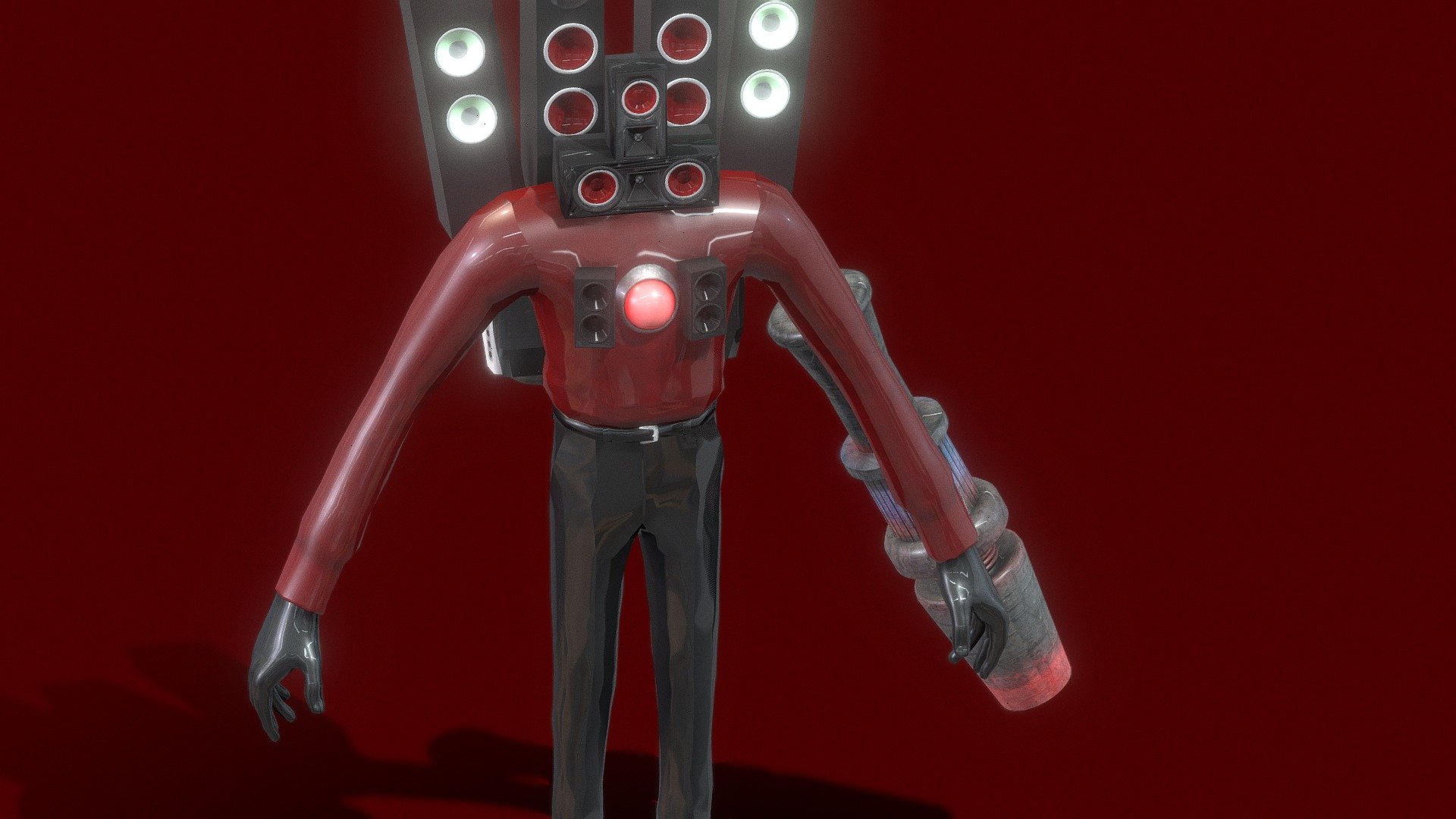 Titan Speakerman 3d model