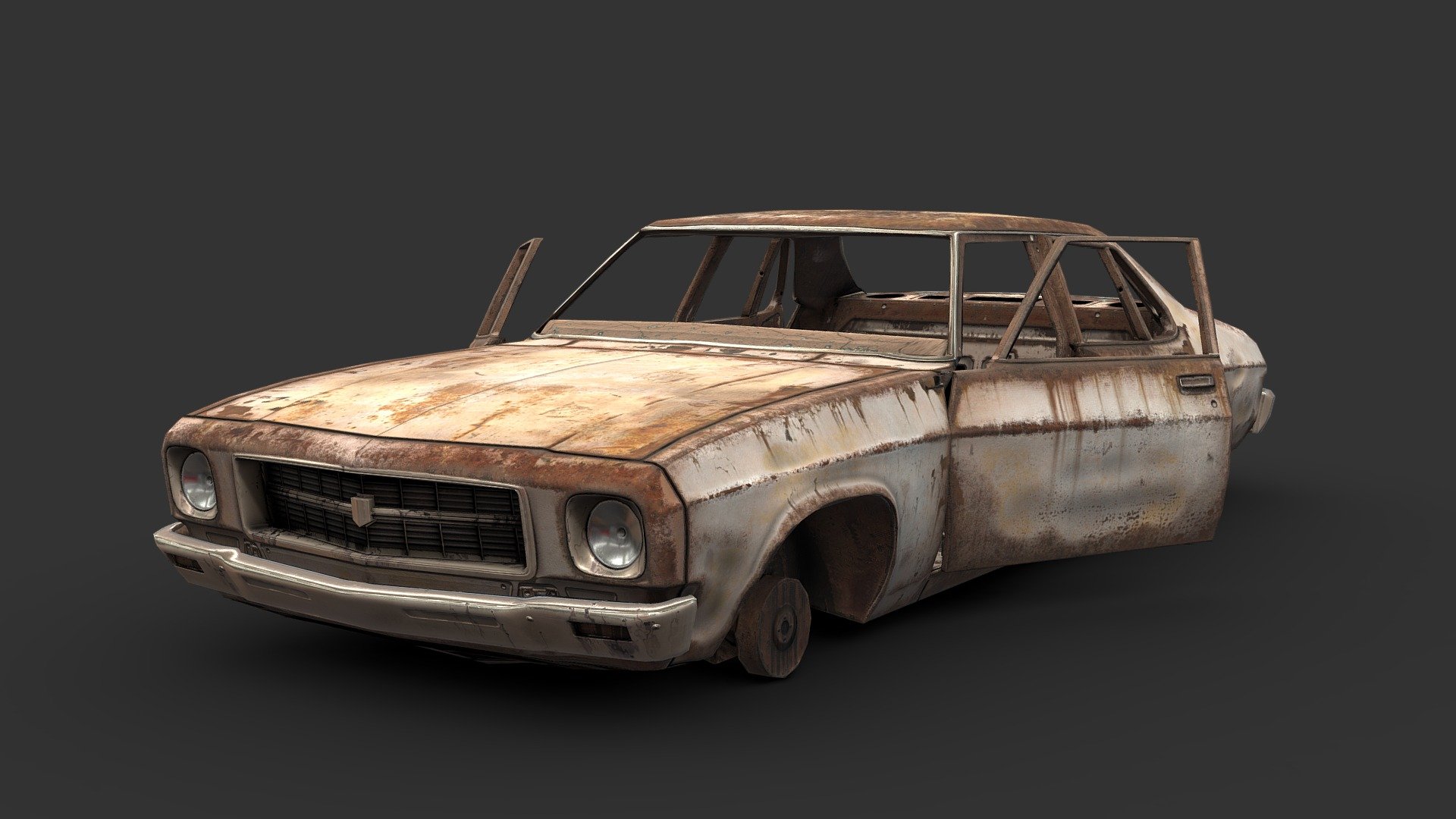 Rustworld Sedan 3d model