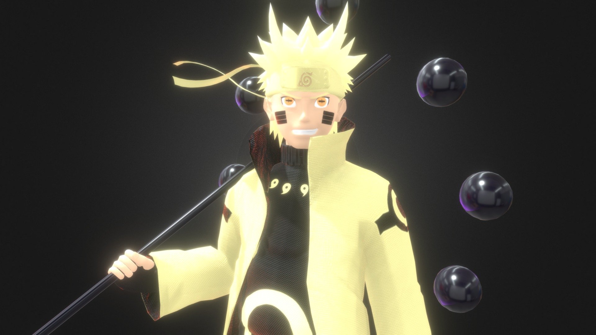 Naruto Six Paths Sage mode 3d model