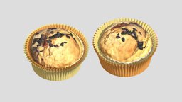 Muffin Low Poly PBR Realistic