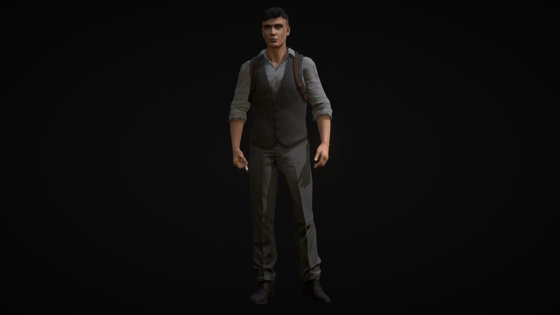 Tommy Shelby 3d model