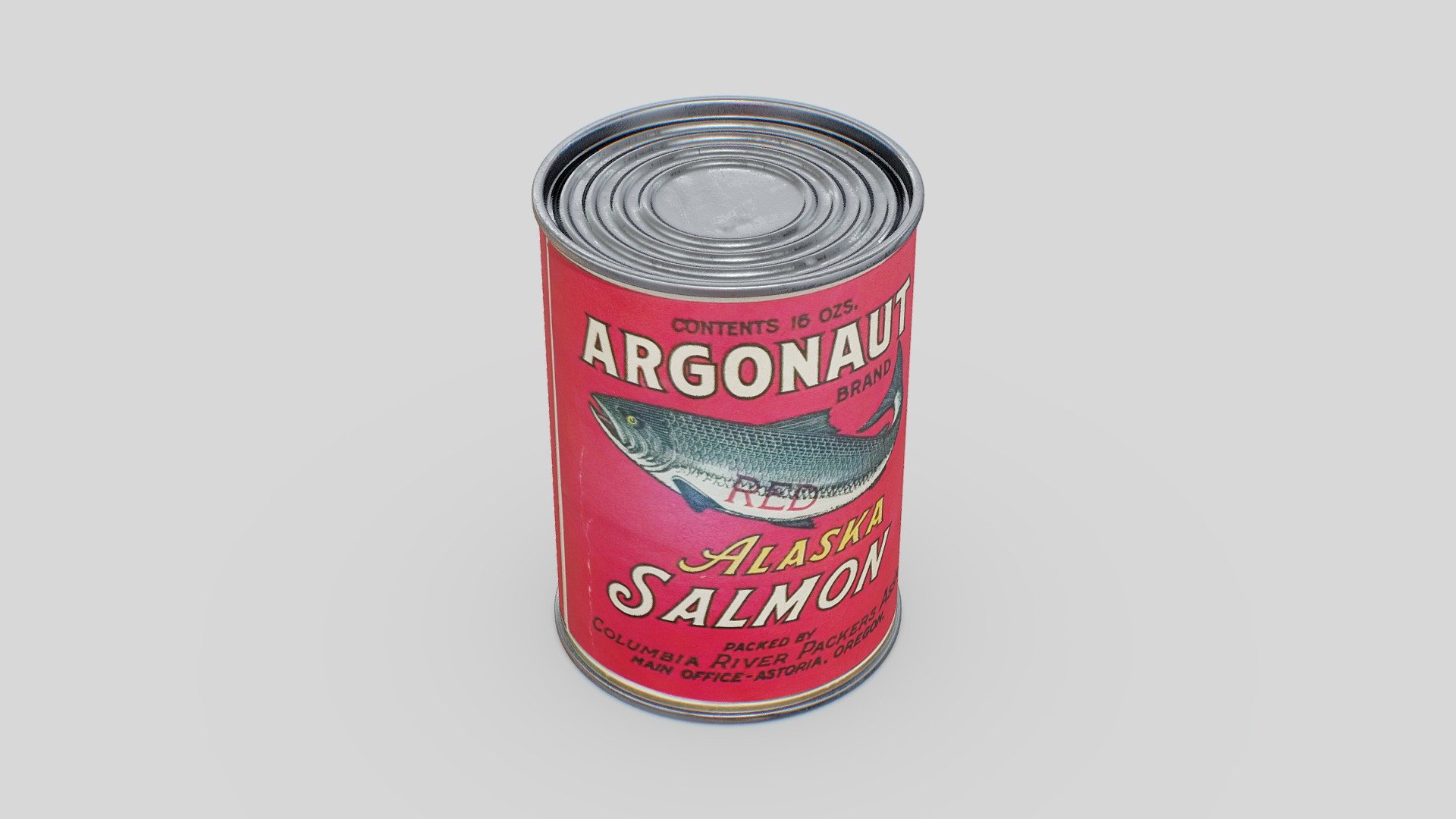 Canned fish-Freepoly.org 3d model