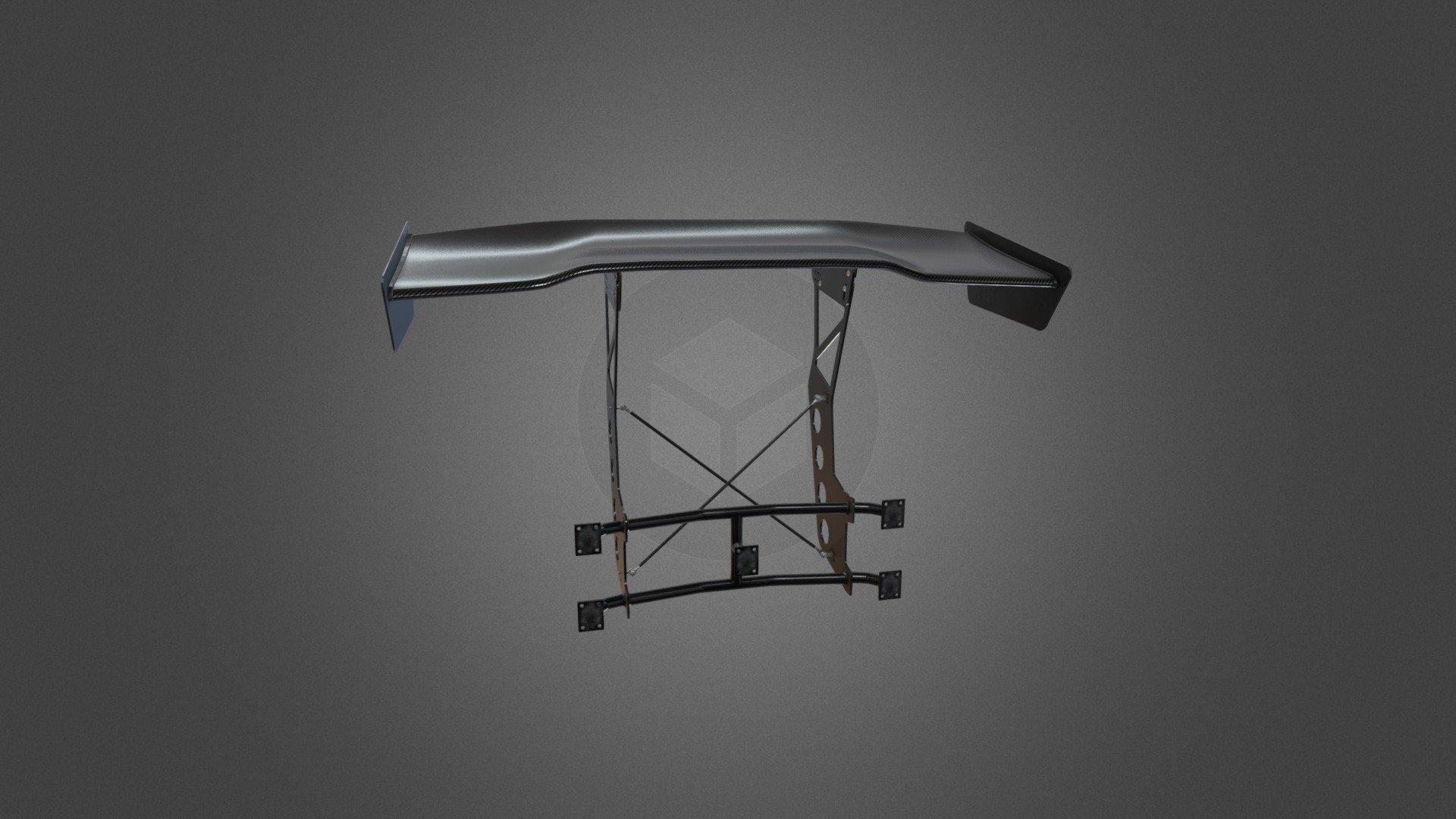 Chassis Mounted Rear Wing 3d model