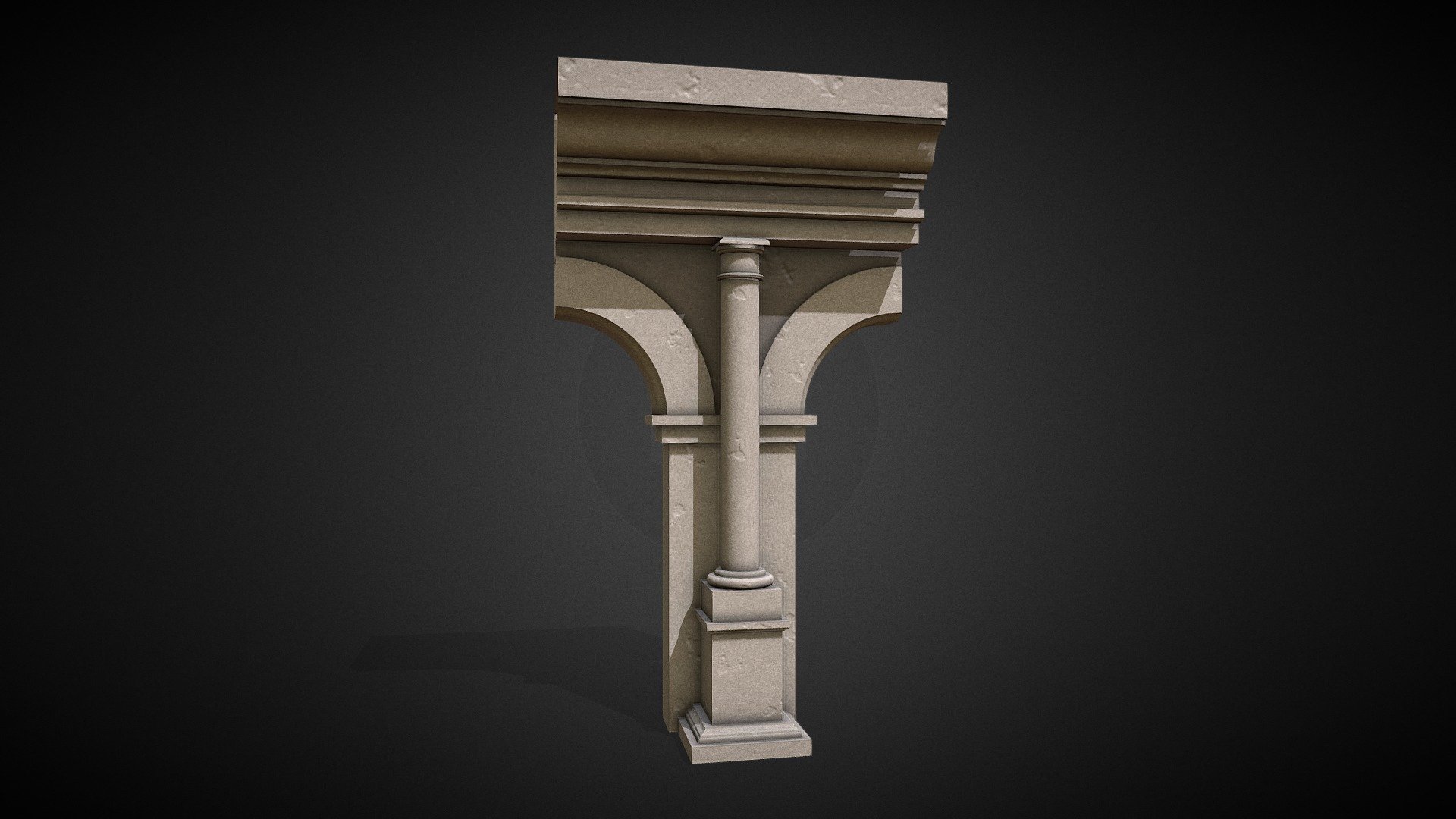 Stone Arch 3d model