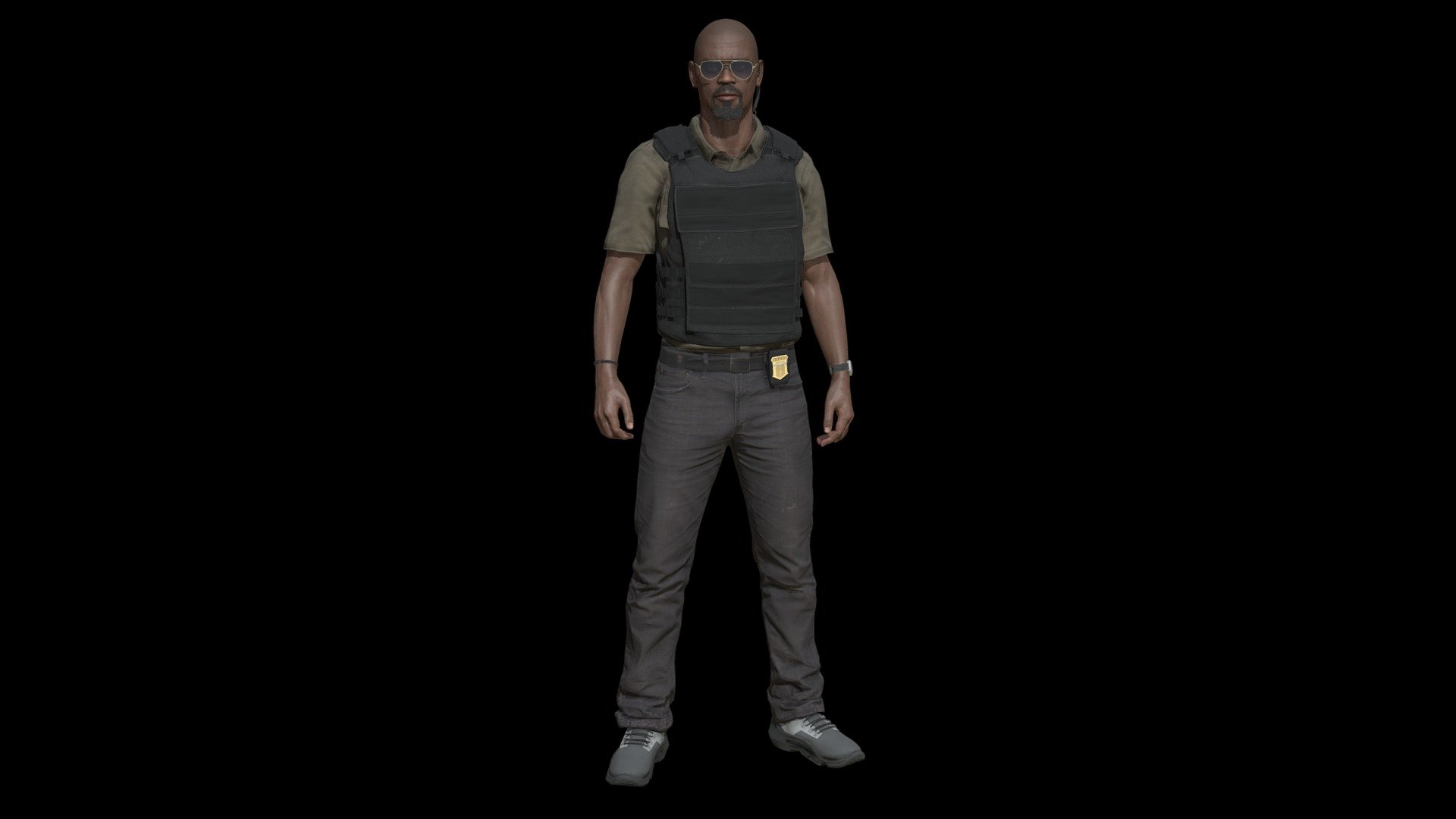 Police 3d model