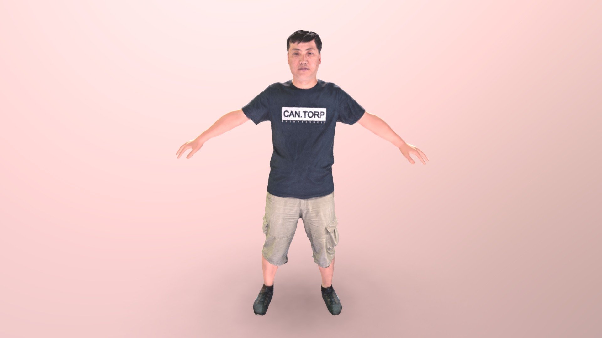 28-T Pose 3d model