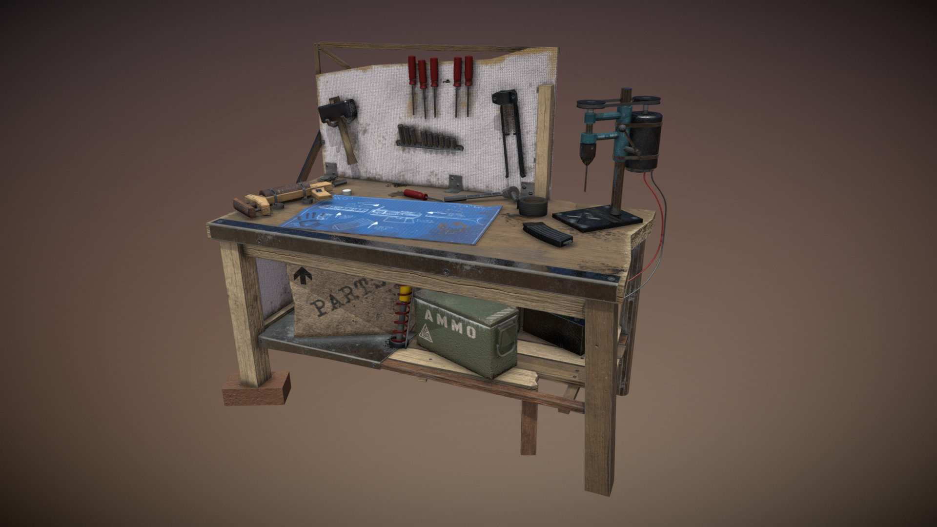 WorkBench 3d model