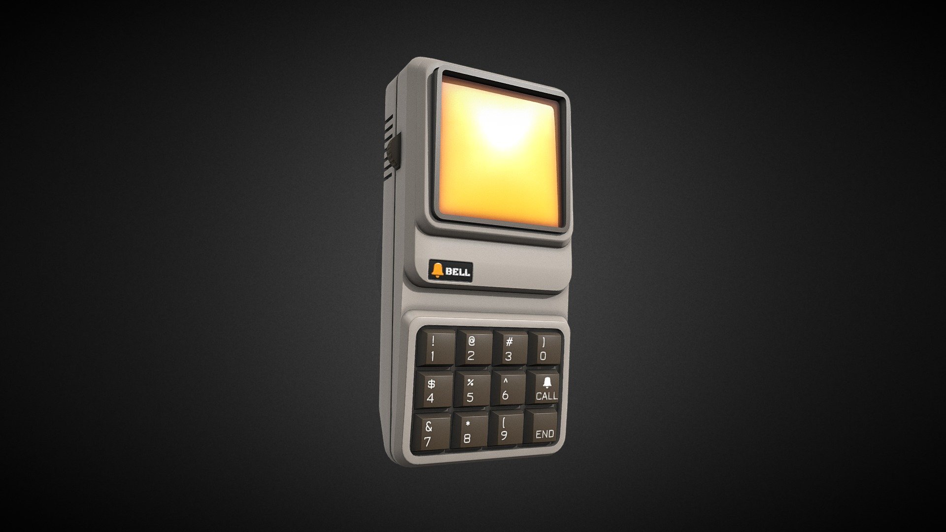 Vintage Iphone 3d model