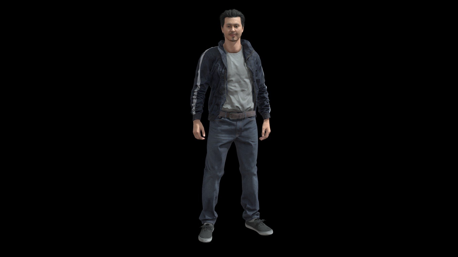 Asian Man 3d model