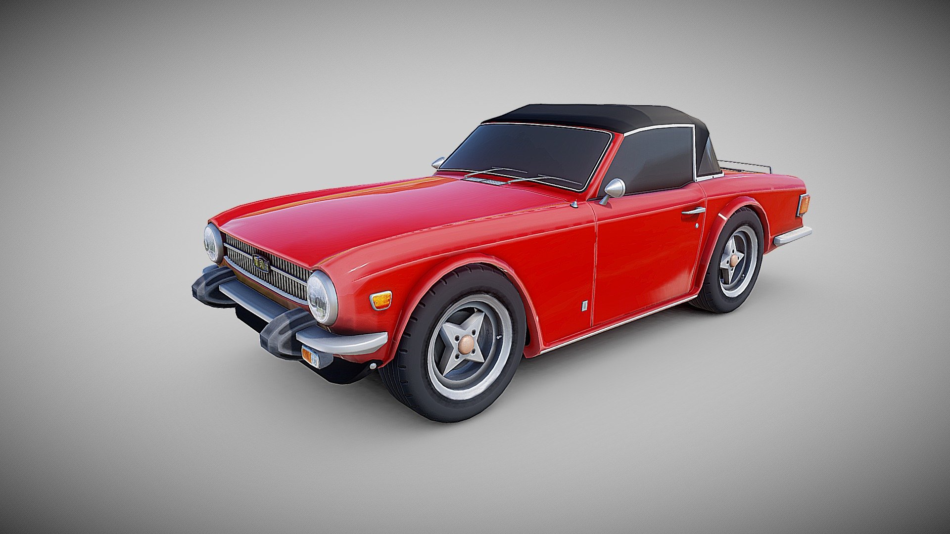 Triumph TR6 3d model