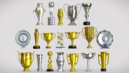 Trophy Pack 3D Model