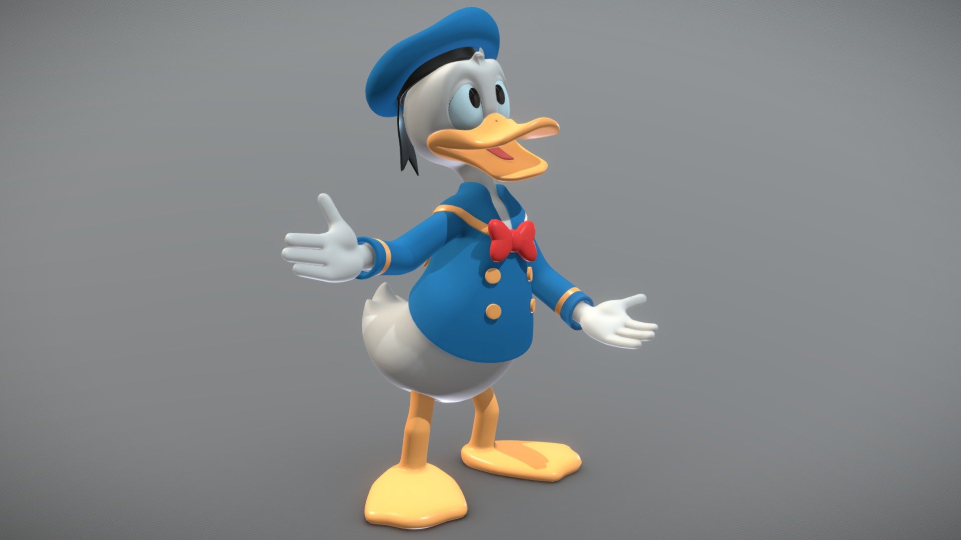 Donald Duck 3d model