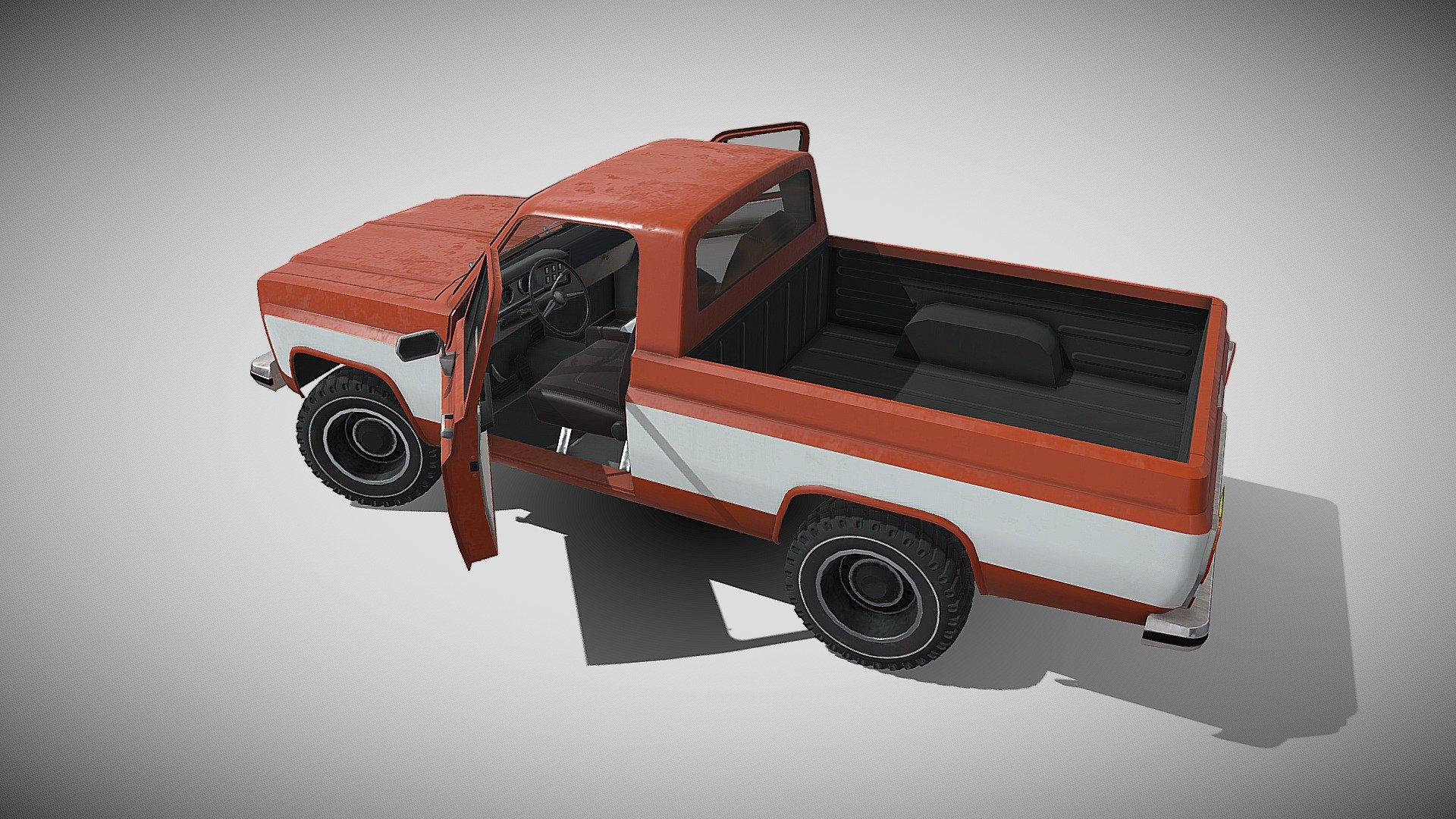 American Pickup 3d model