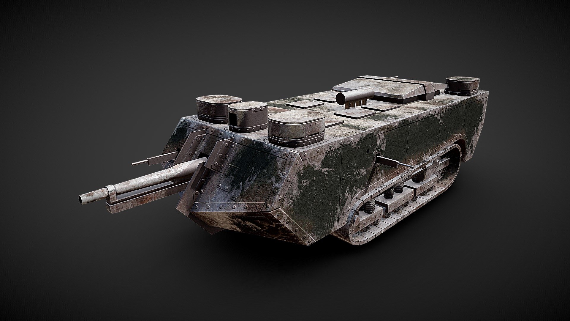 Saint Chamond 3d model