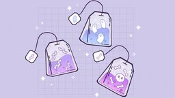 Spooky halloween teabags ✧